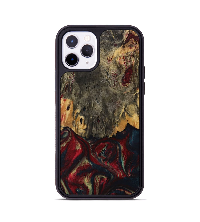 iPhone 11 Pro Wood Phone Case - Emogene (Red, 730665)