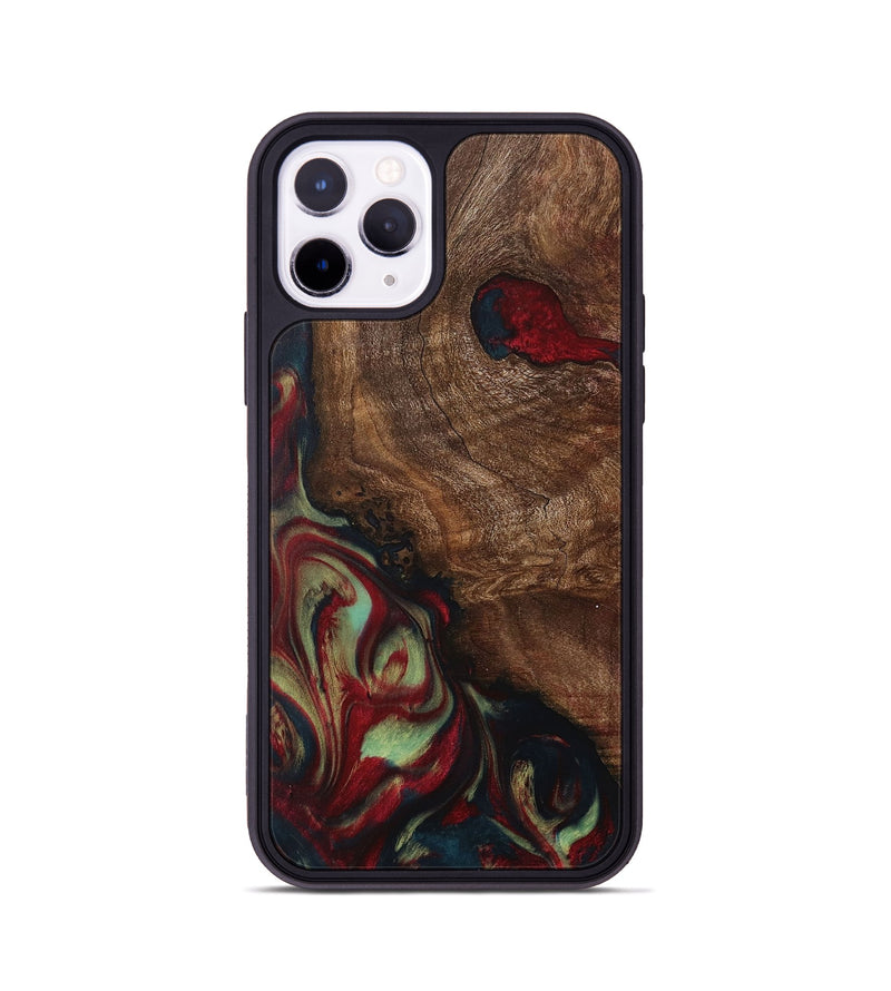 iPhone 11 Pro Wood Phone Case - Hunt (Red, 730666)