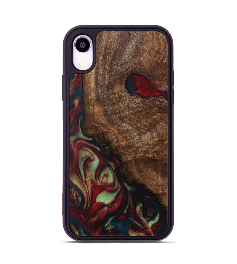 iPhone Xr Wood Phone Case - Hunt (Red, 730666)