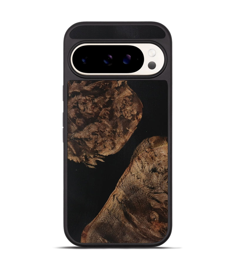 Pixel 9 Pro Wood Phone Case - Marjoke (Pure Black, 730682)