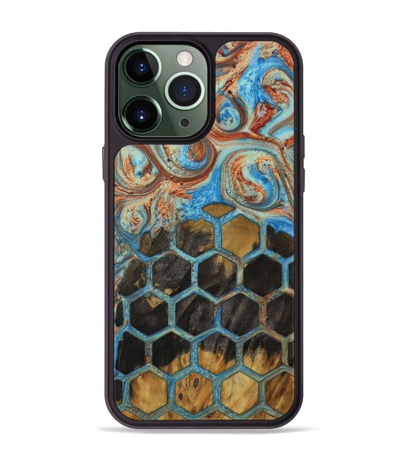 iPhone 13 Pro Max Wood Phone Case - Deron (Pattern, 730685)