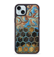 iPhone 15 Plus Wood Phone Case - Deron (Pattern, 730685)