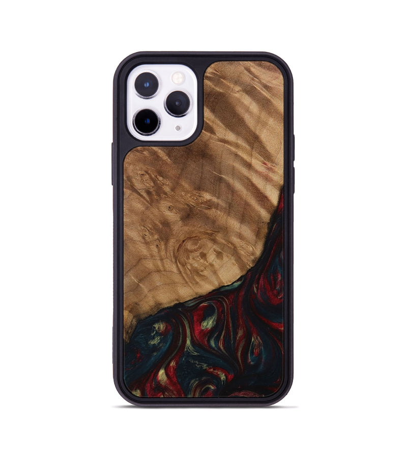 iPhone 11 Pro Wood Phone Case - Kieran (Red, 730688)