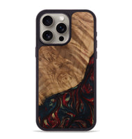 iPhone 15 Pro Max Wood Phone Case - Kieran (Red, 730688)