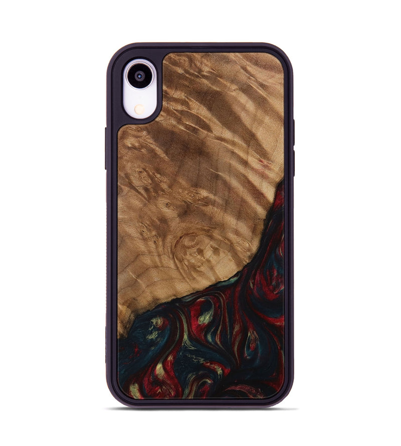 iPhone Xr Wood Phone Case - Kieran (Red, 730688)