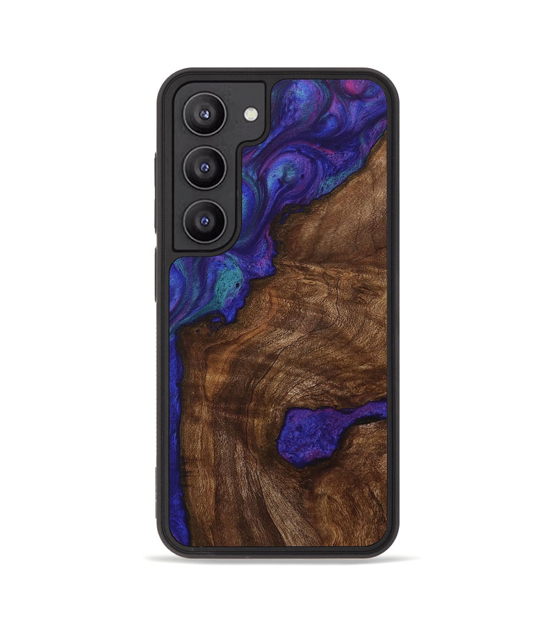 Galaxy S23 Wood Phone Case - Raquel (Purple, 730689)