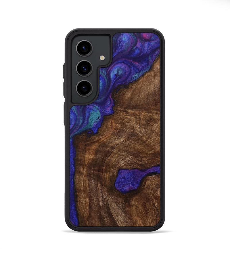 Galaxy S24 Wood Phone Case - Raquel (Purple, 730689)