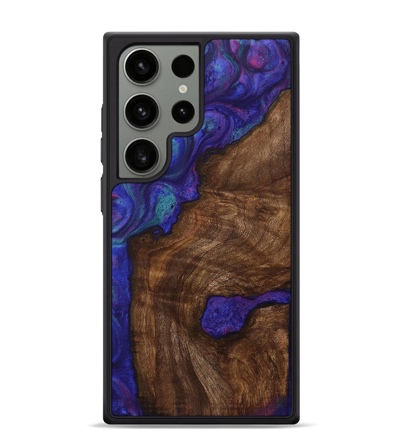 Galaxy S24 Ultra Wood Phone Case - Raquel (Purple, 730689)