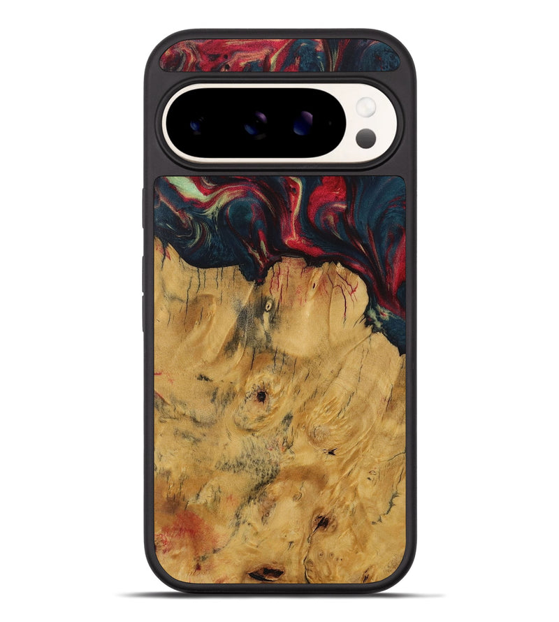 Pixel 9 Pro XL Wood Phone Case - Beate (Red, 730691)