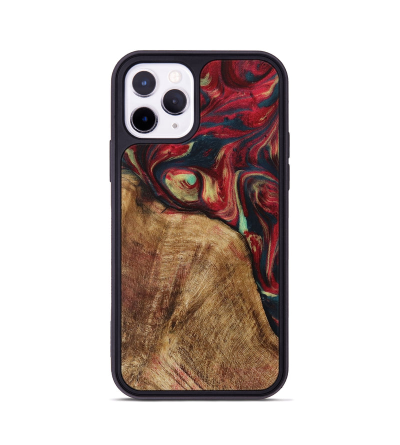 iPhone 11 Pro Wood Phone Case - Oris (Red, 730692)