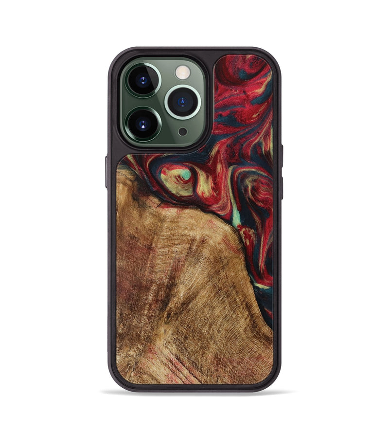 iPhone 13 Pro Wood Phone Case - Oris (Red, 730692)