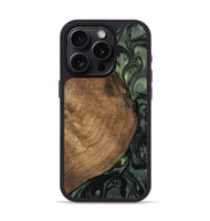 iPhone 15 Pro Wood Phone Case - Ramsey (Green, 730703)