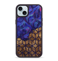 iPhone 15 Plus Wood Phone Case - Lucilia (Pattern, 730717)