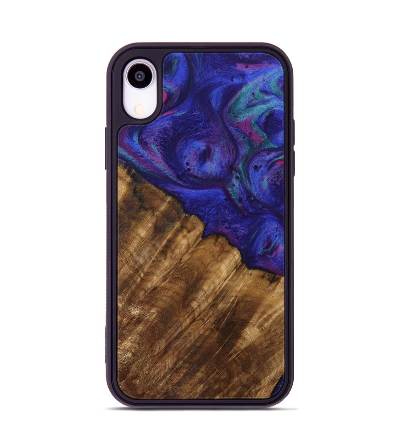 iPhone Xr Wood Phone Case - Delpha (Purple, 730718)