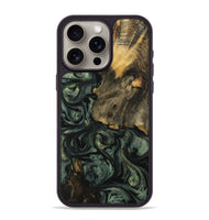 iPhone 15 Pro Max Wood Phone Case - Kayley (Green, 730721)