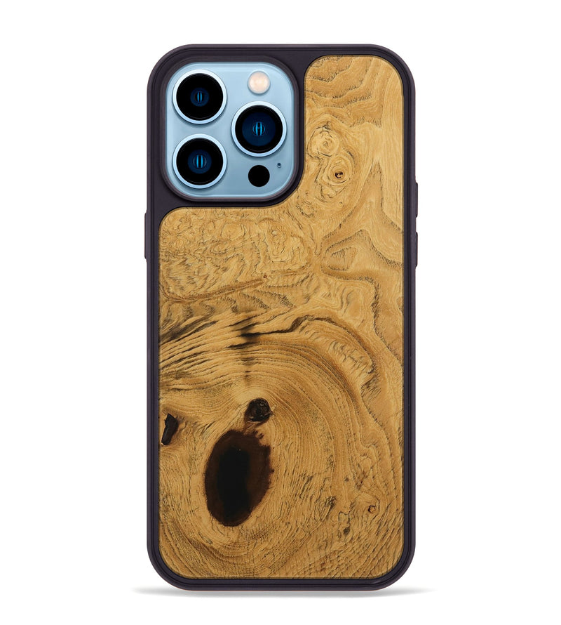 iPhone 14 Pro Max Wood Phone Case - Sing (Wood Burl, 730722)