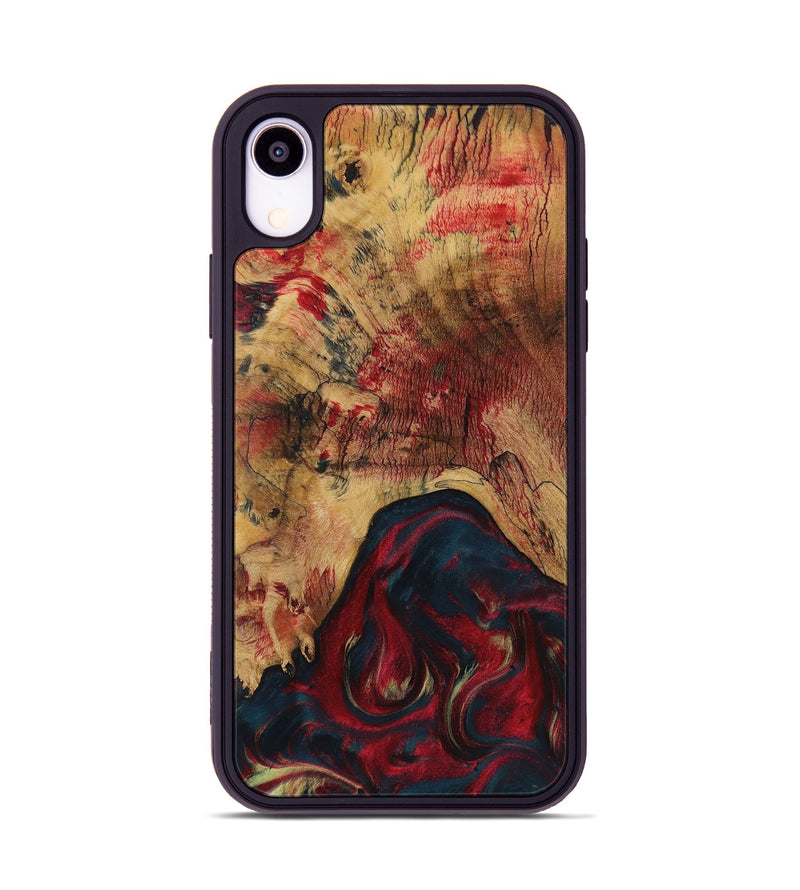 iPhone Xr Wood Phone Case - Gailya (Red, 730726)