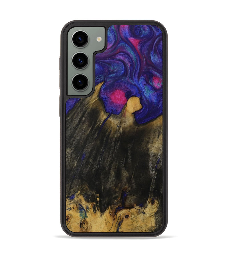 Galaxy S23 Plus Wood Phone Case - Shanti (Purple, 730732)