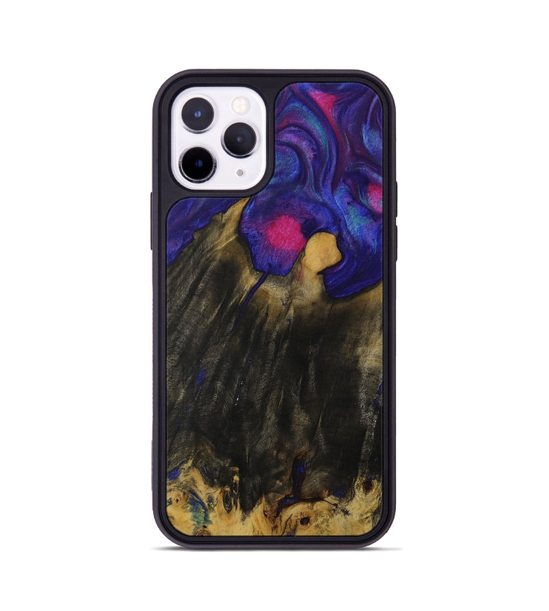 iPhone 11 Pro Wood Phone Case - Shanti (Purple, 730732)