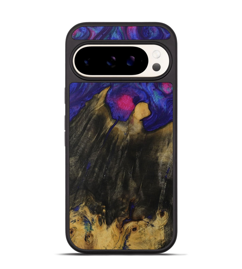 Pixel 9 Pro Wood Phone Case - Shanti (Purple, 730732)