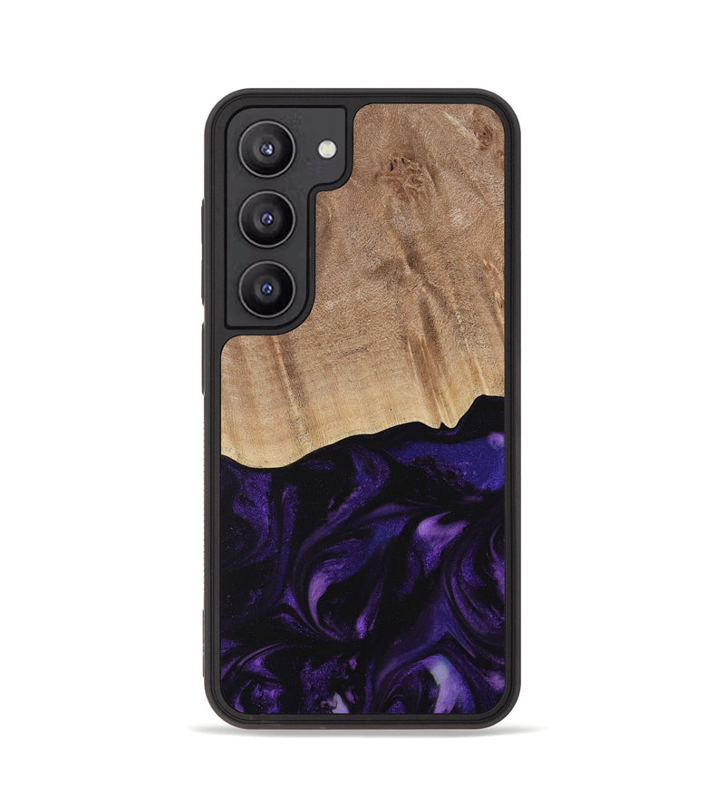 Galaxy S23 Wood Phone Case - Jacek (Purple, 730735)