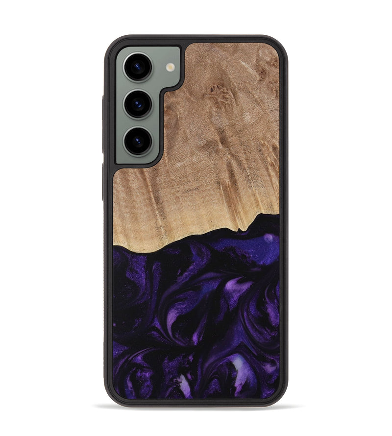 Galaxy S23 Plus Wood Phone Case - Jacek (Purple, 730735)