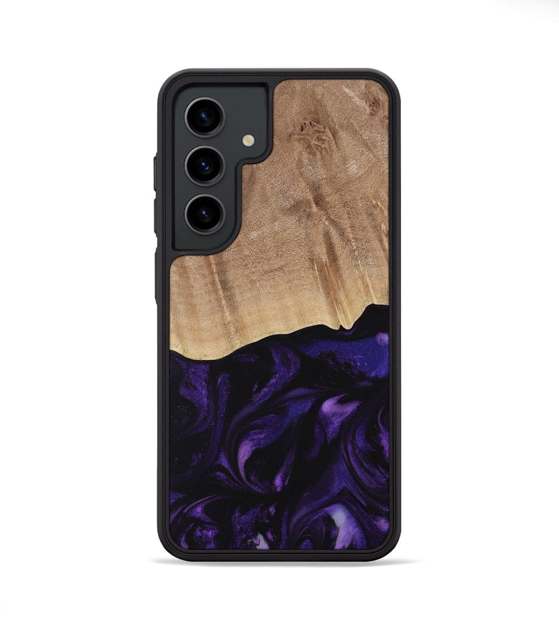 Galaxy S24 Wood Phone Case - Jacek (Purple, 730735)