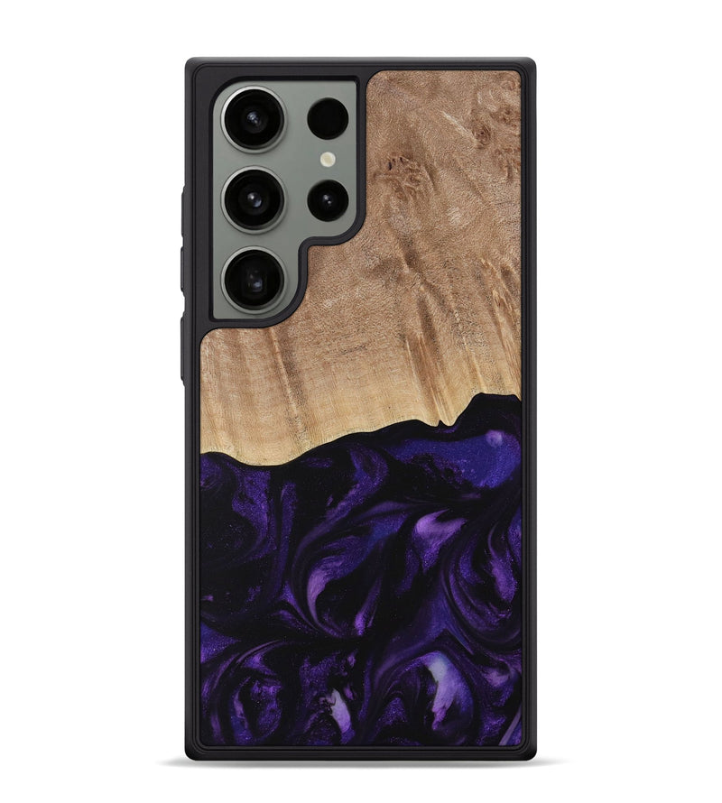 Galaxy S24 Ultra Wood Phone Case - Jacek (Purple, 730735)