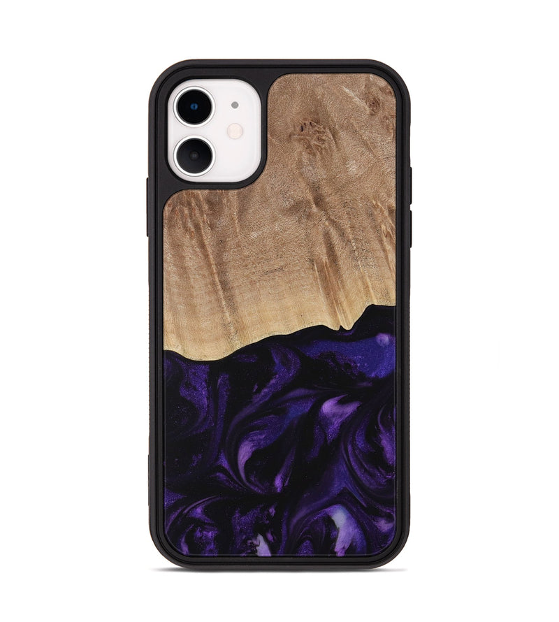 iPhone 11 Wood Phone Case - Jacek (Purple, 730735)