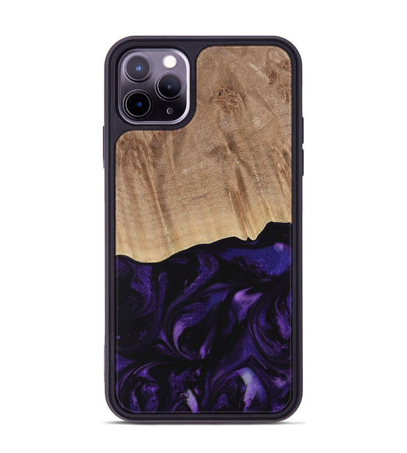 iPhone 11 Pro Max Wood Phone Case - Jacek (Purple, 730735)