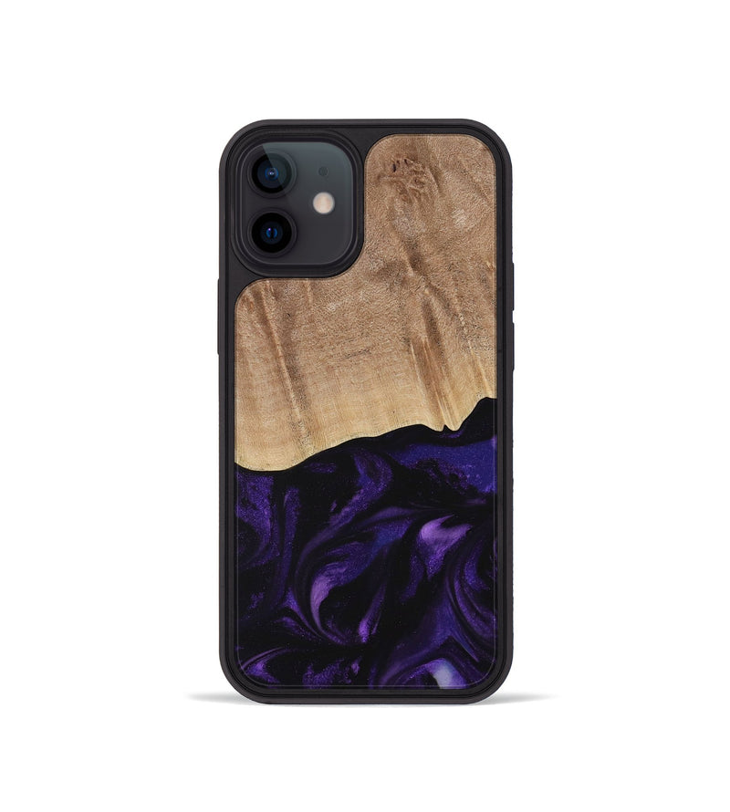 iPhone 12 mini Wood Phone Case - Jacek (Purple, 730735)