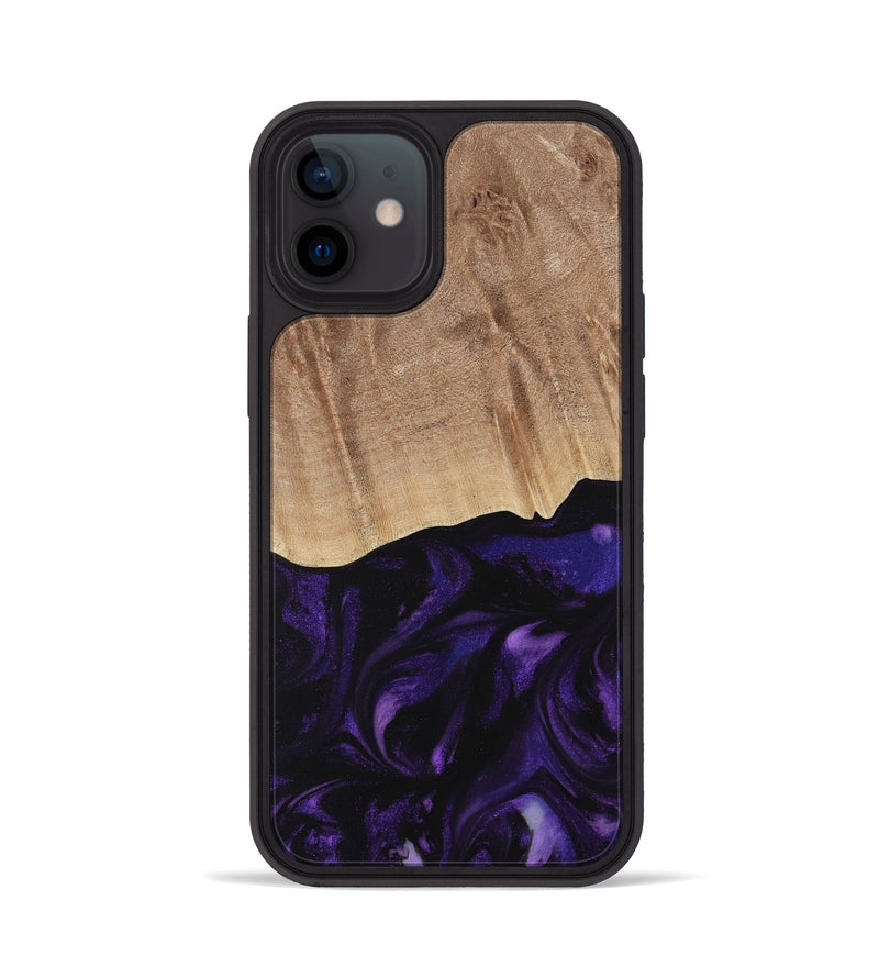 iPhone 12 Wood Phone Case - Jacek (Purple, 730735)