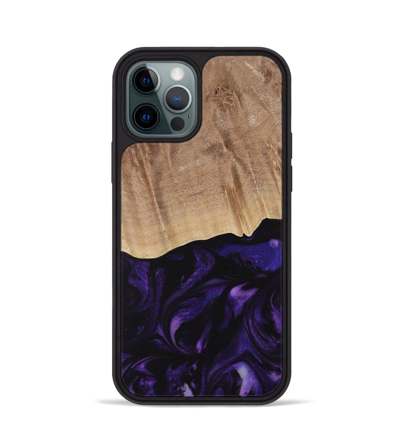 iPhone 12 Pro Wood Phone Case - Jacek (Purple, 730735)