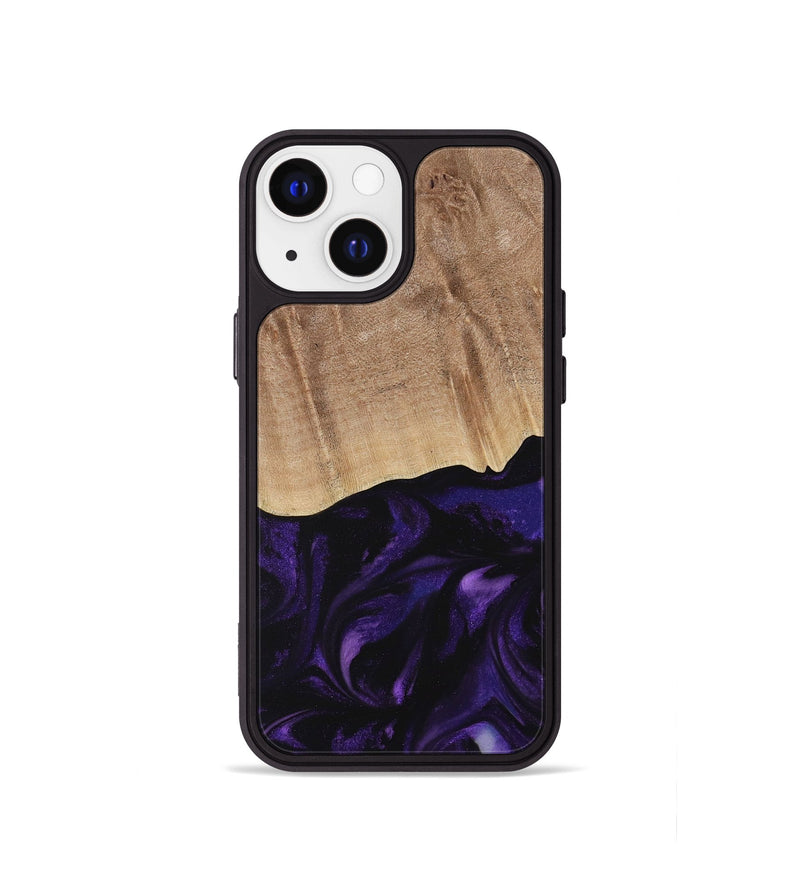 iPhone 13 mini Wood Phone Case - Jacek (Purple, 730735)