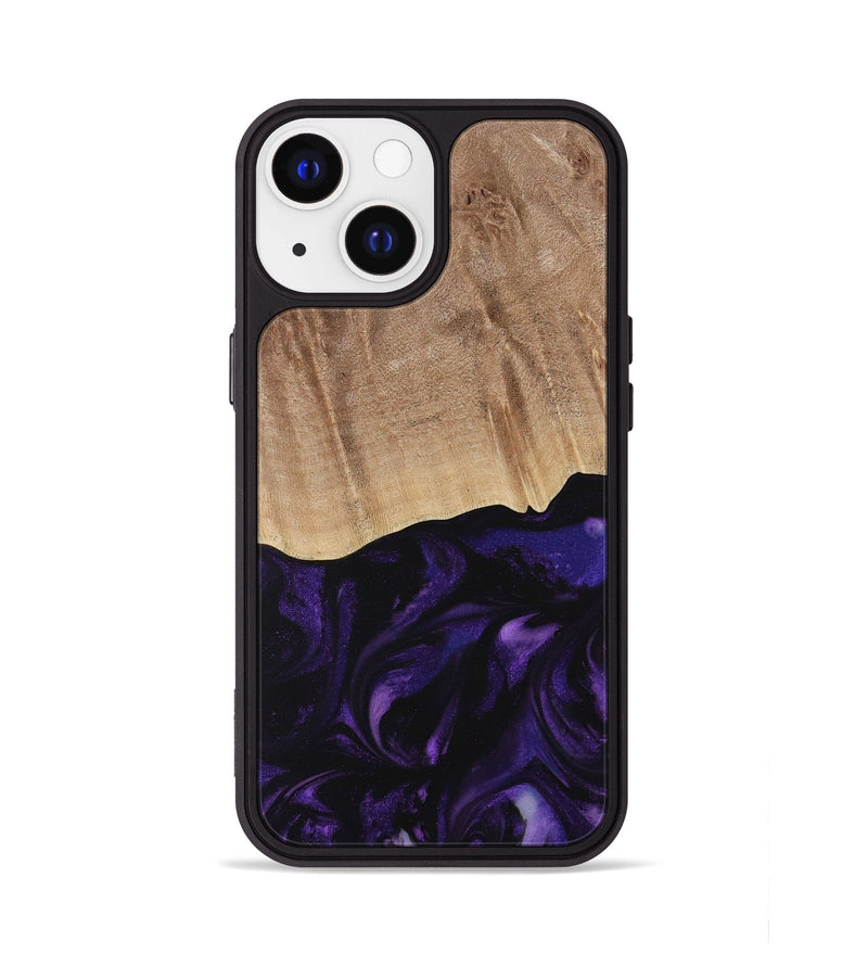 iPhone 13 Wood Phone Case - Jacek (Purple, 730735)