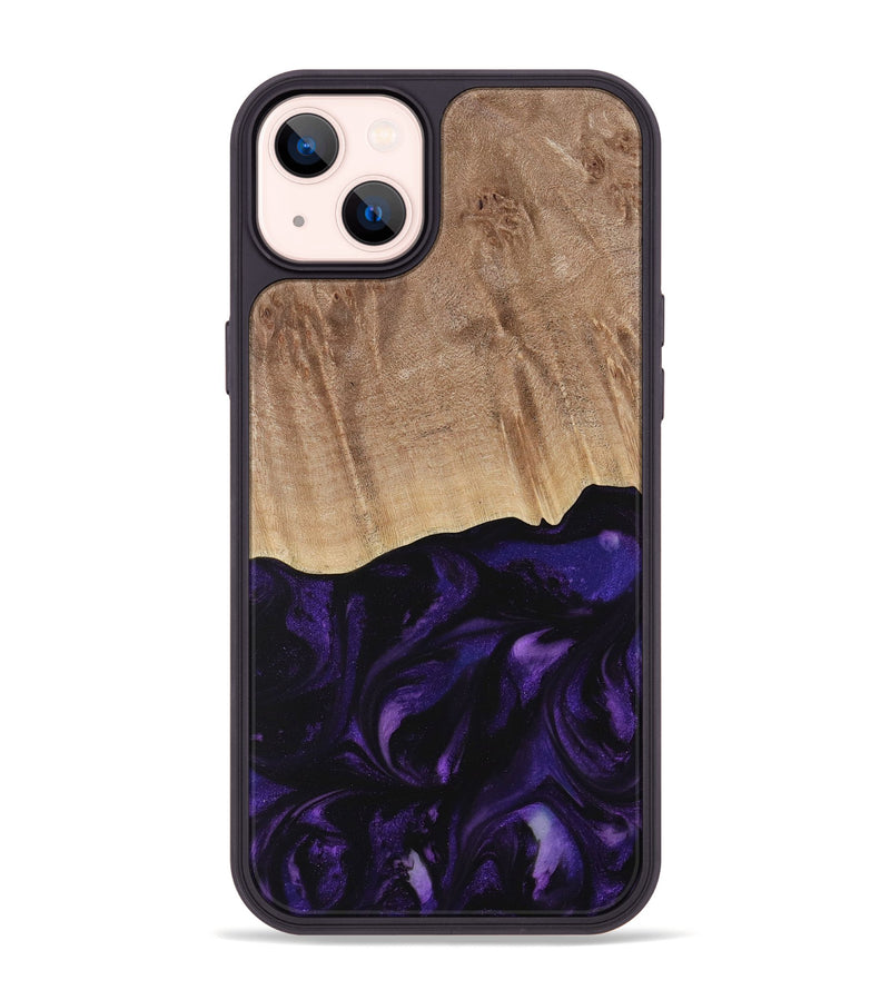 iPhone 14 Plus Wood Phone Case - Jacek (Purple, 730735)