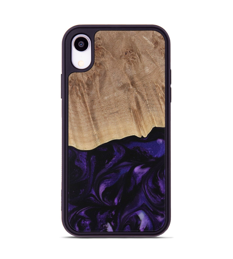 iPhone Xr Wood Phone Case - Jacek (Purple, 730735)