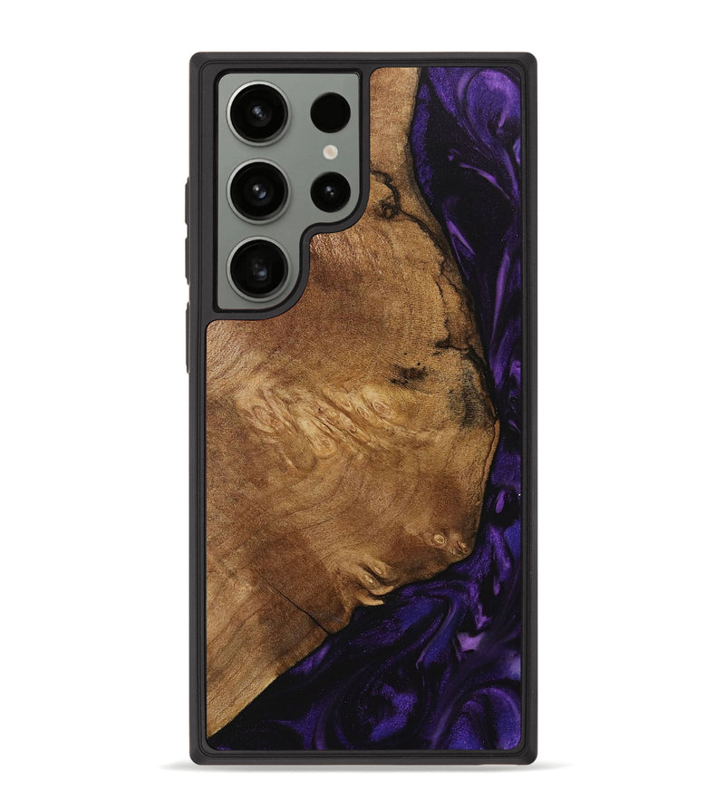 Galaxy S23 Ultra Wood Phone Case - Paul (Purple, 730740)