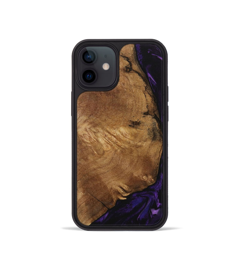 iPhone 12 mini Wood Phone Case - Paul (Purple, 730740)