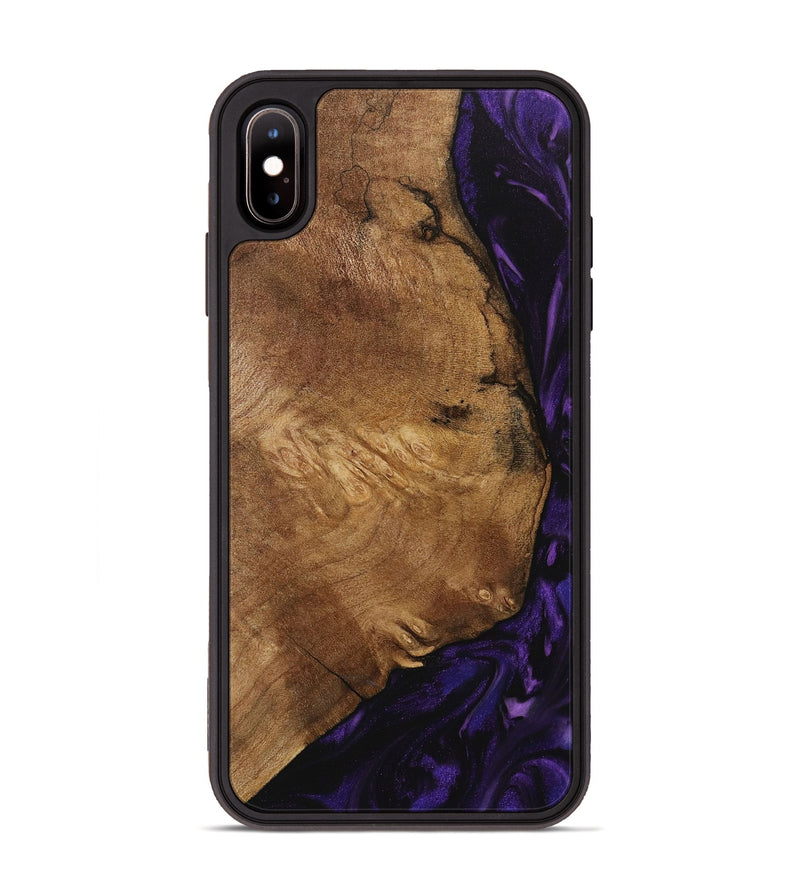 iPhone Xs Max Wood Phone Case - Paul (Purple, 730740)