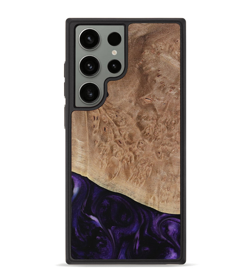 Galaxy S23 Ultra Wood Phone Case - Tansy (Purple, 730741)