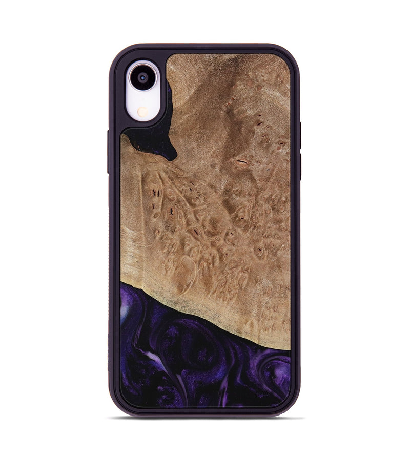 iPhone Xr Wood Phone Case - Tansy (Purple, 730741)