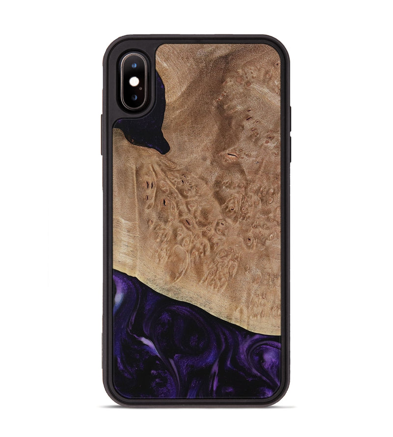 iPhone Xs Max Wood Phone Case - Tansy (Purple, 730741)