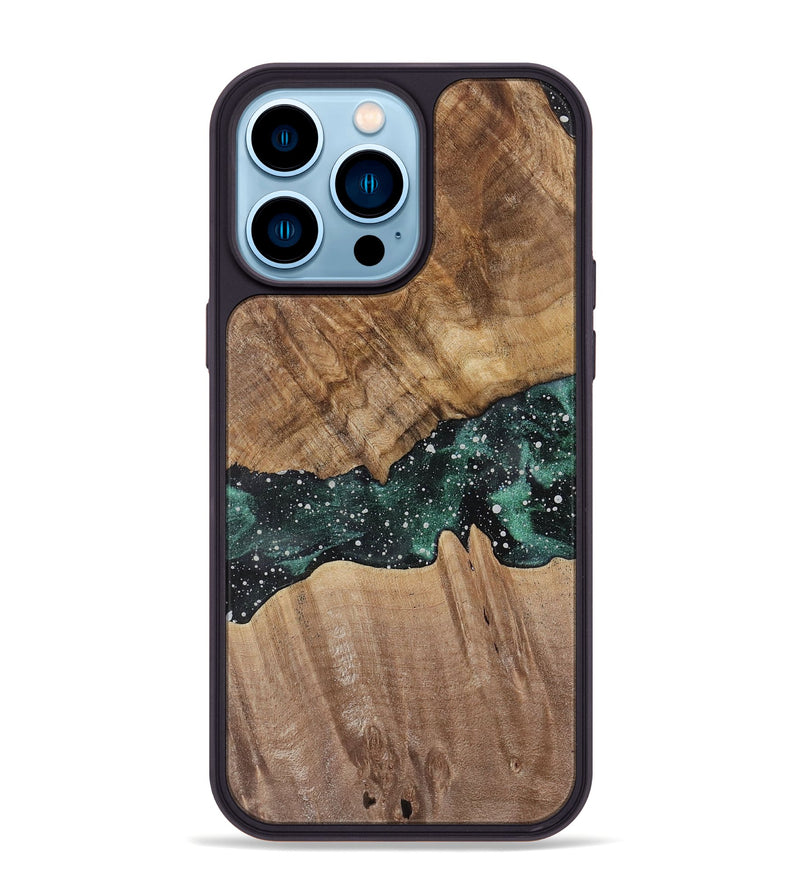 iPhone 14 Pro Max Wood Phone Case - Dania (Cosmos, 730756)