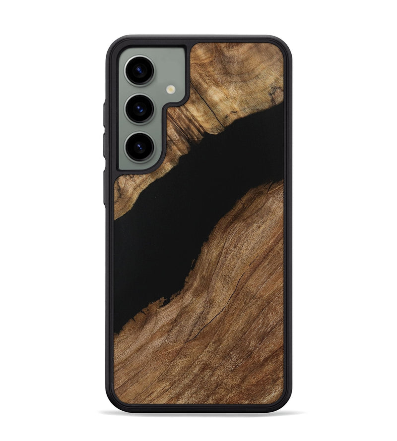 Galaxy S24 Plus Wood Phone Case - Justino (Pure Black, 730761)