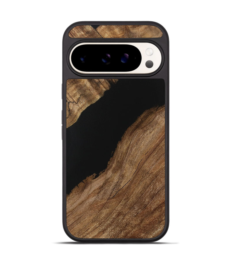 Pixel 9 Pro Wood Phone Case - Justino (Pure Black, 730761)