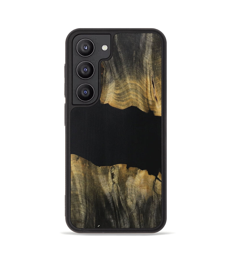 Galaxy S23 Wood Phone Case - Neala (Pure Black, 730762)