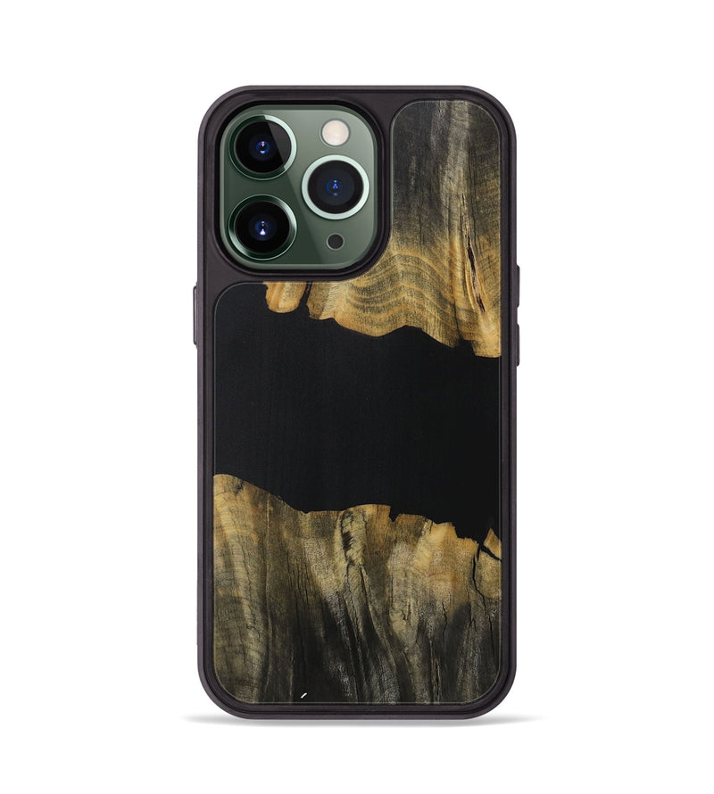 iPhone 13 Pro Wood Phone Case - Neala (Pure Black, 730762)