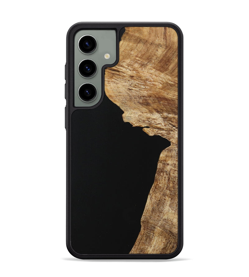 Galaxy S24 Plus Wood Phone Case - Naser (Pure Black, 730763)