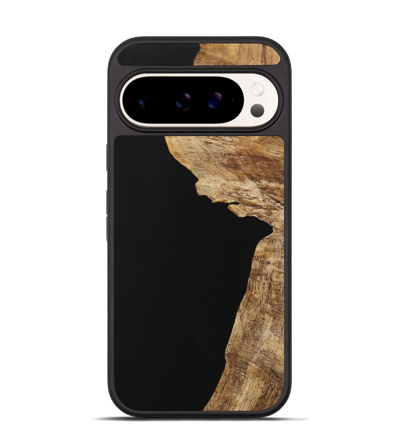 Pixel 9 Wood Phone Case - Naser (Pure Black, 730763)